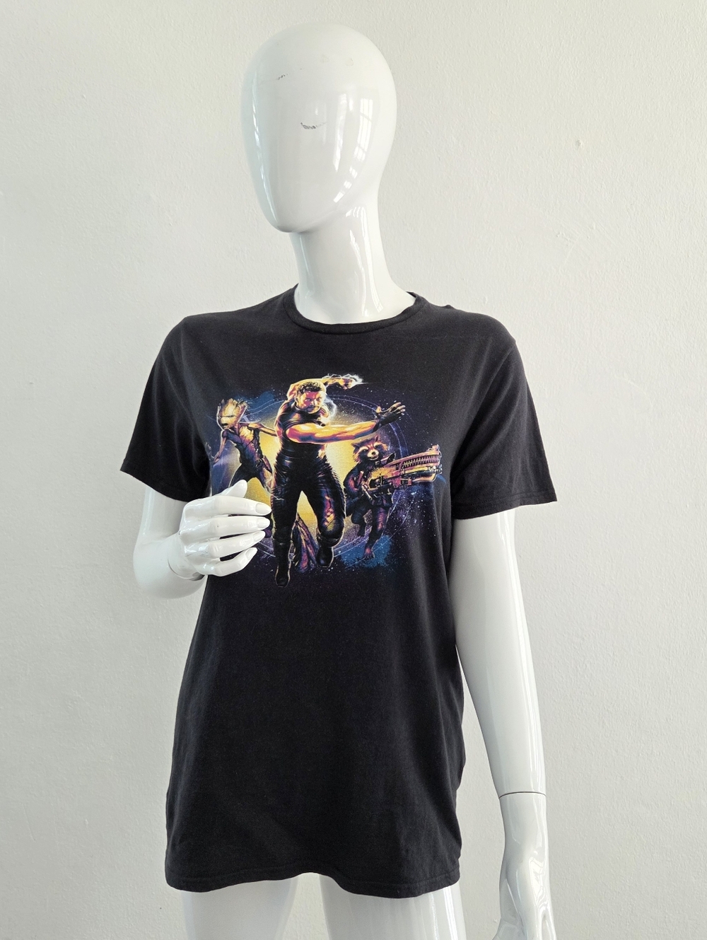 Marvel Avengers Infinity War Thor Groot Rocket Unisex Graphic Tee - Picture 3 of 10